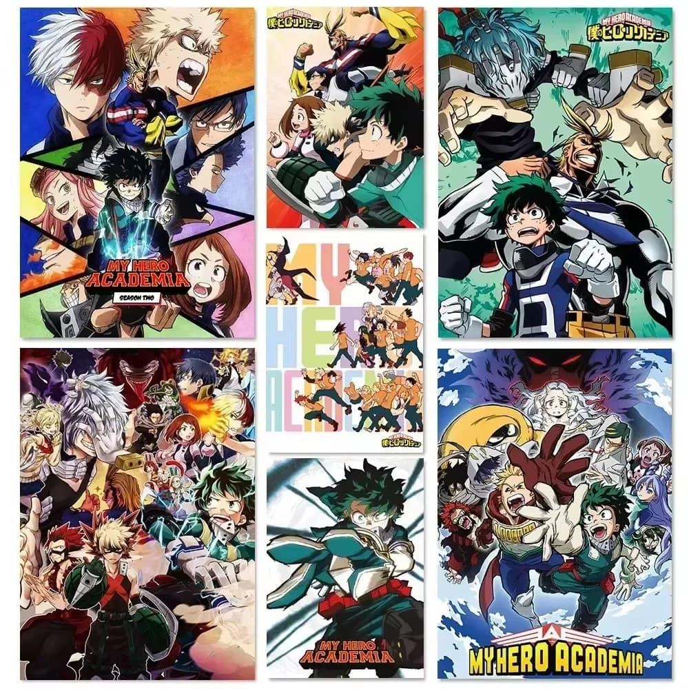 Diamond Painting Japanese Anime My-Hero-Academia Full Round/Square Diamonds Mosaic Handmade Art Gift Home Decor