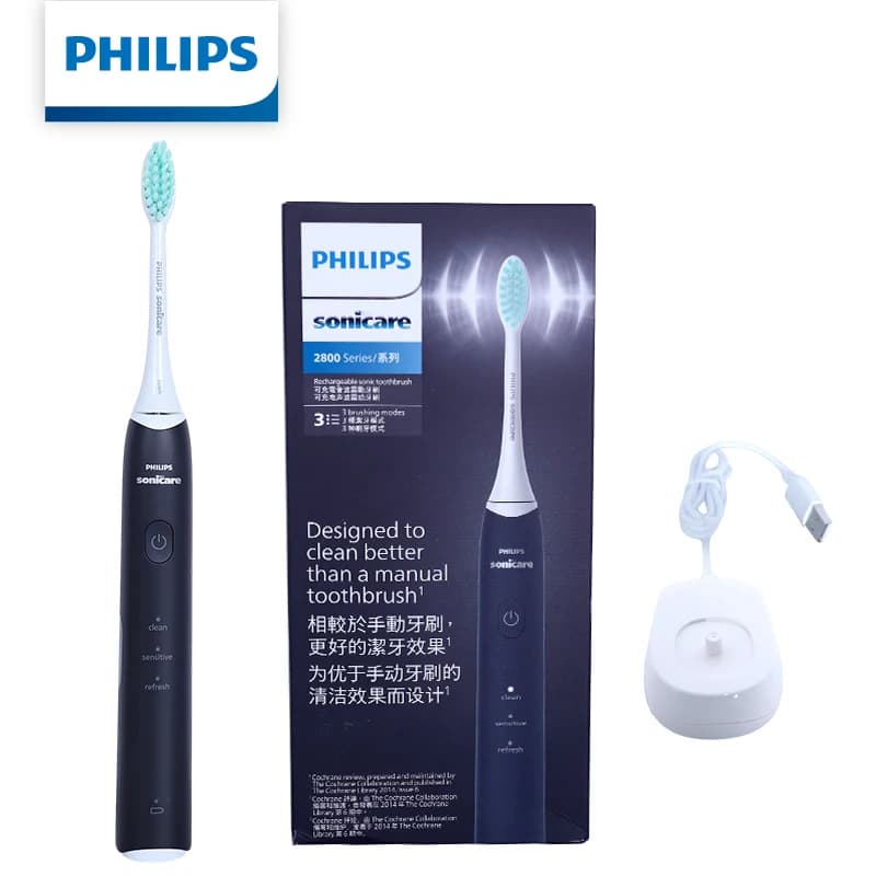 Philips S2 Sonicare HX2418 Sonic Electric Toothbrush Rechargeable Adult Teeth Cleaning Oral Care Tooth Brush