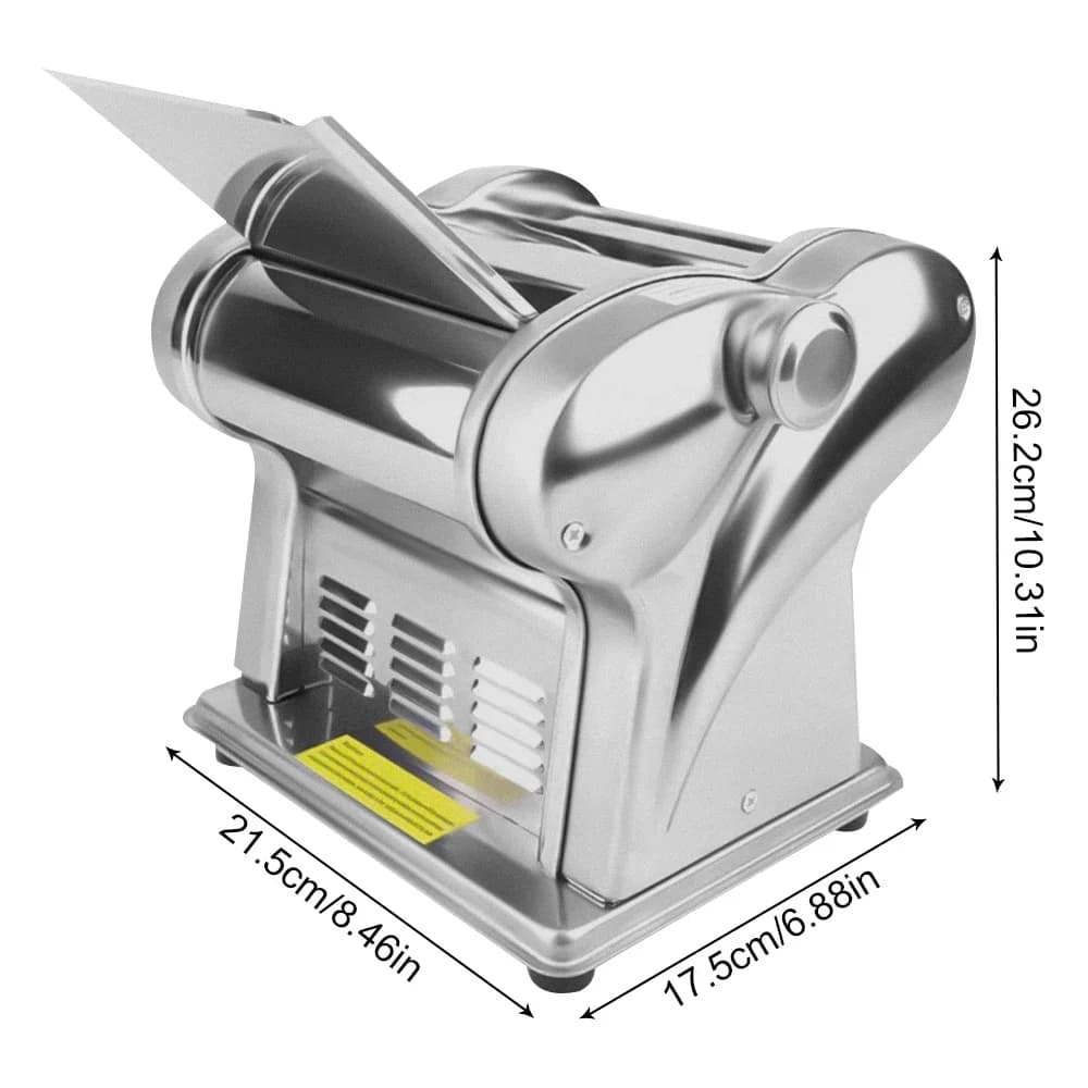 Macchina per pasta elettrica in acciaio inossidabile Macchina per noodle automatica con motore potente da 135 W