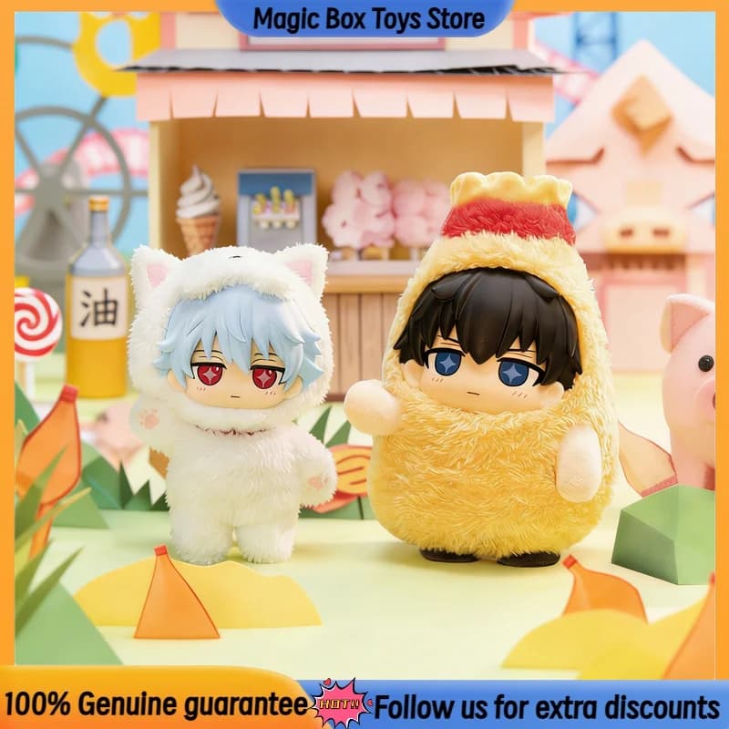 Autentica Serie Sofunui Gintama: Blind Box di Peluche in Vinile, Portachiavi, Bambole da Collezione, Decorazioni da Scrivania, Regalo di Compleanno per Ragazze