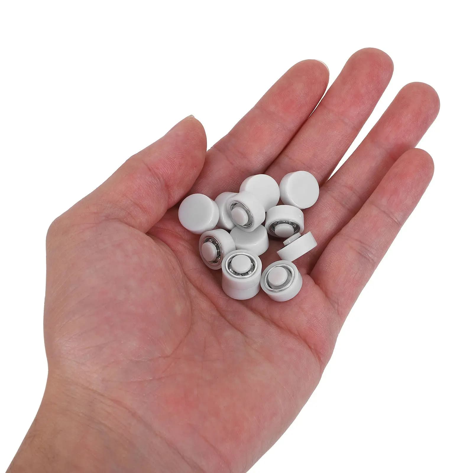 40Pcs Windmill Rotary Bearings DIY Craft Swivel Base Mini Rotatable Ball Bearings for Jewelry Making Hair Clips Clay Ornament