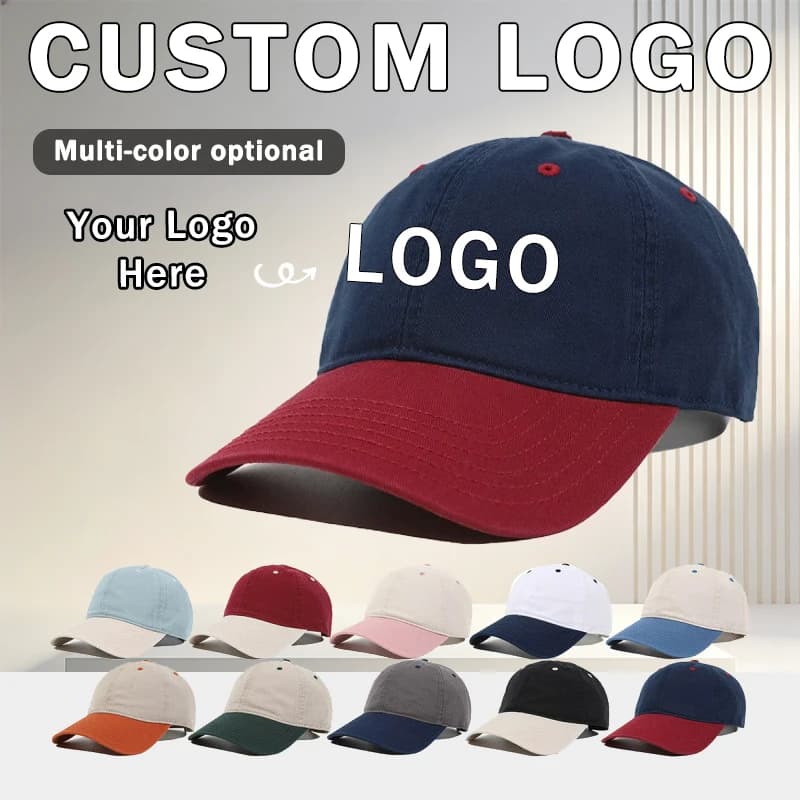 Nuovi Cappellini da Baseball alla Moda con Visiera Morbida a Contrasto, Logo Personalizzabile, Tendenza Estiva, Protezione Solare, Visiere Versatili per Uomini e Donne