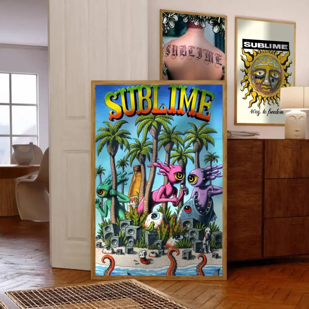Poster con copertina di album musicali per la decorazione della stanza, stampa artistica su tela S-Sublime, decorazione da parete per la casa, immagine regalo