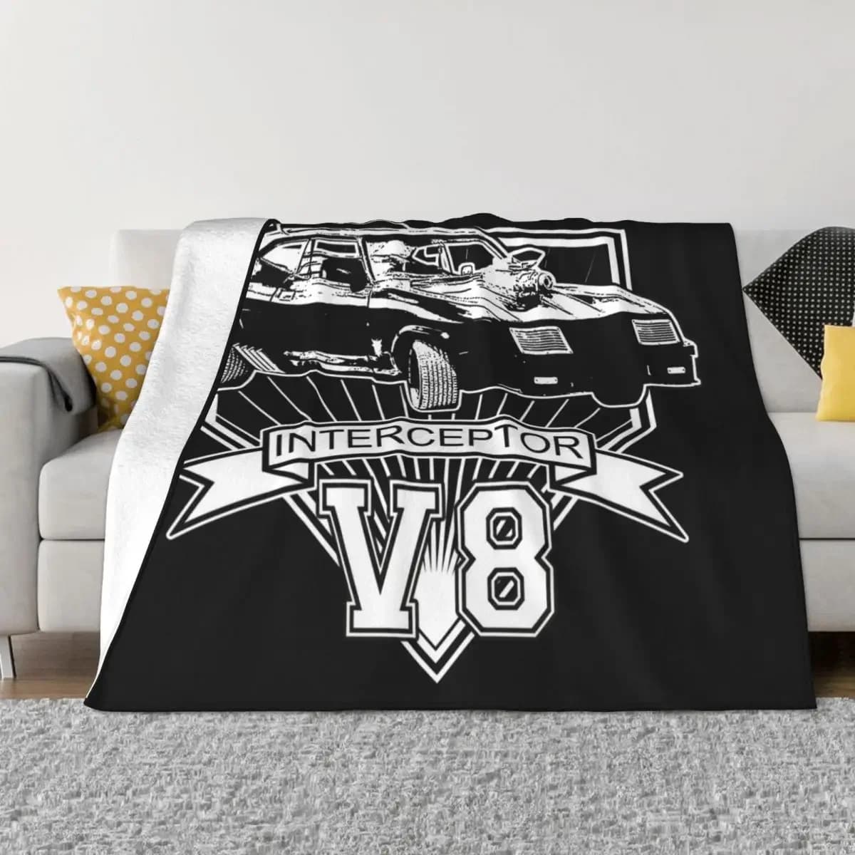 Mad Max V8 Interceptor coperta da tiro coperta sciolta coperta calda per coperte invernali per coperte soffici invernali grandi