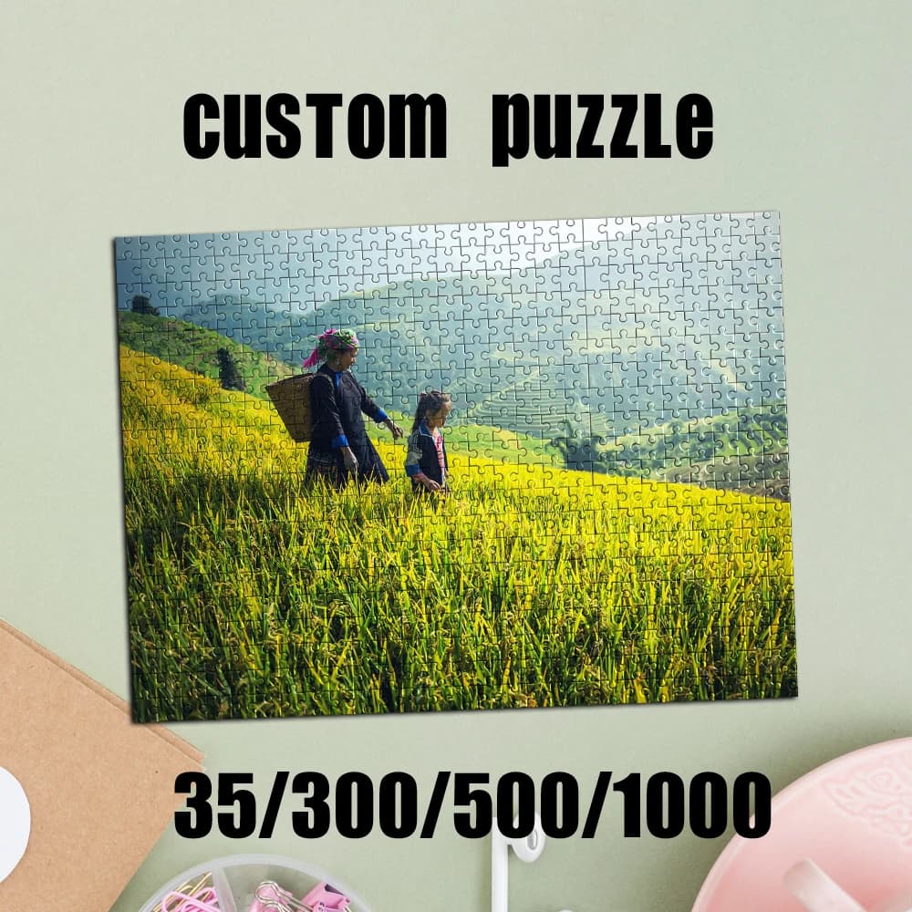 35/300/500/1000 pezzi Puzzle personalizzato con foto personalizzata, foto di coppia, giocattoli personalizzati, puzzle personalizzati, regali fatti a mano