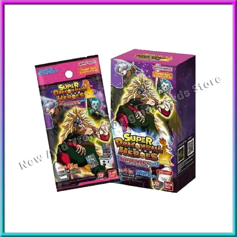 Bandai autentico Super Dragon Ball Hero 03 Personaggio anime Gioco Hobby Collezione di carte Giocattoli per bambini Regali di festa per ragazzi