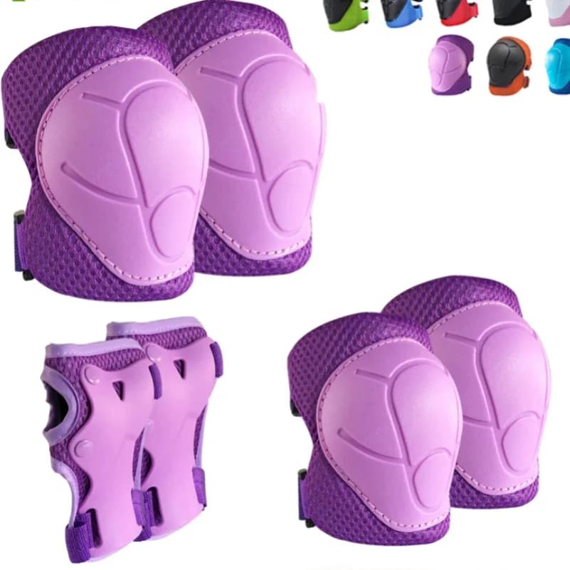 Kids Knee pads and Elbow Pads Toddler Protective Gear Set for Girls Boys with Wrist Guards 3in1 for Skating Cycling Bike Scooter