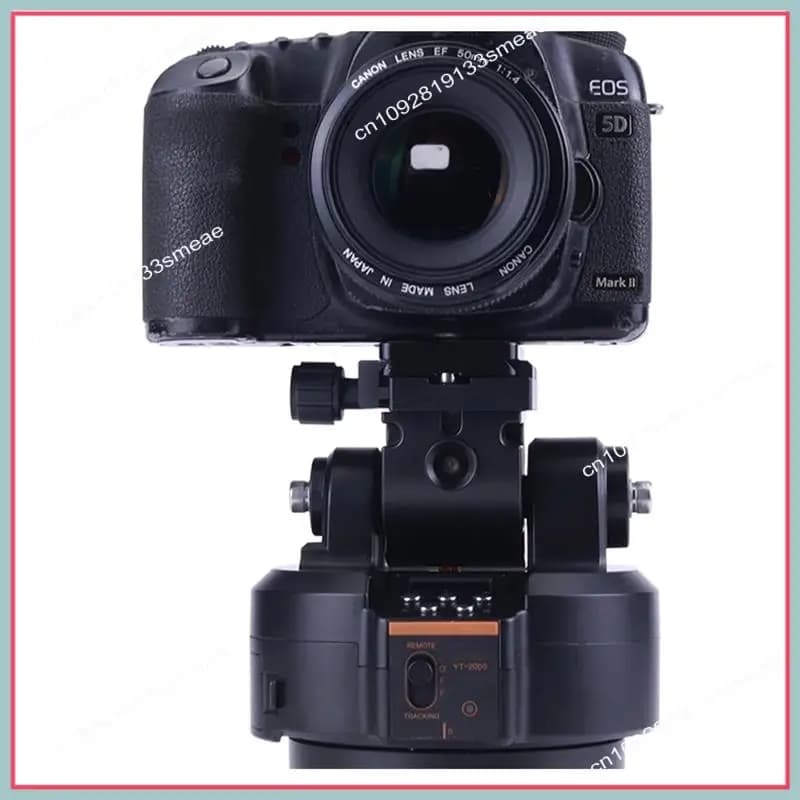 N94R YT-2000 AI Smart Motorized Rotating Panoramic Head Tripod Black Stabilizer for Direct Transmission Camera Phones