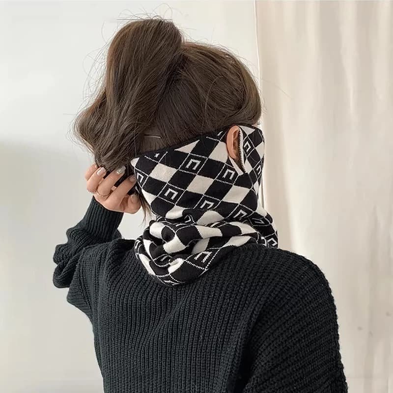 Maschera Antivento per Ciclismo Autunno e Inverno, Copricollo, Protezione dal Freddo, Maschera Calda e Sciarpa