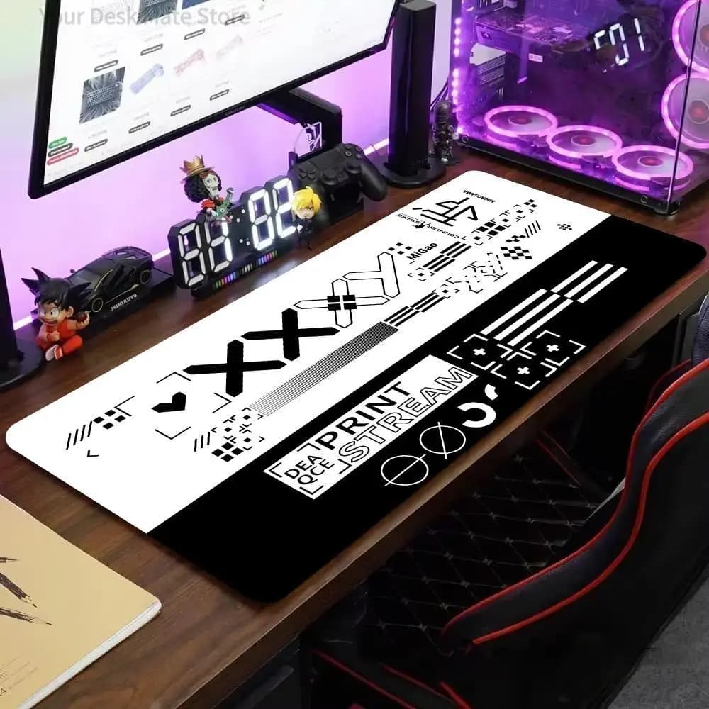 Tappetino per mouse di grandi dimensioni da 25 cm, tappetino da scrivania artistico Printstream, tappetino per mouse da gaming, tappetino in gomma antiscivolo, tappetini lunghi da tavolo per aziende - Per CSGO