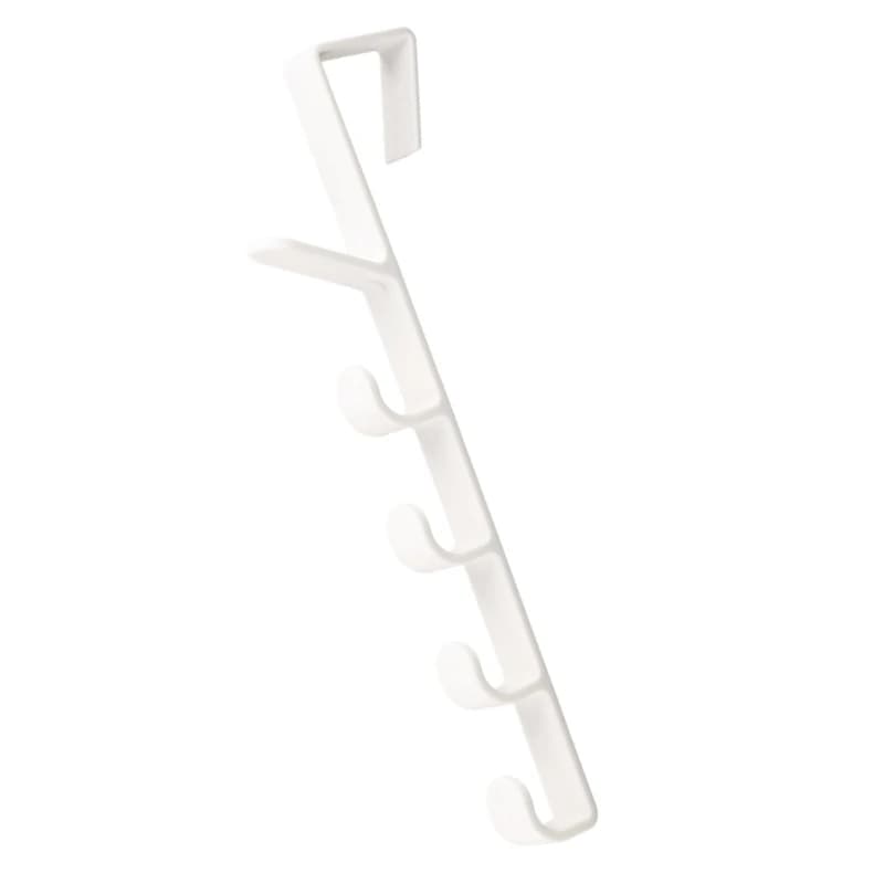 R1WA Over The Door Hook Plastics Over Door Hanger Holder for Clothes Towel Hanging