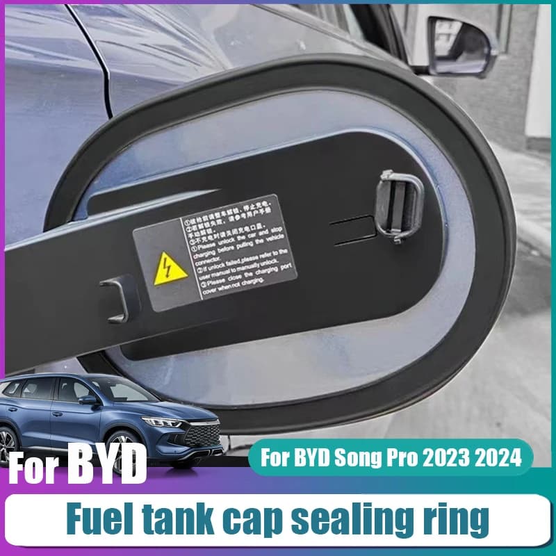 For BYD Song Pro 2023 2024 Fuel tank cap seal ring Waterproof and dustproof charging door seal