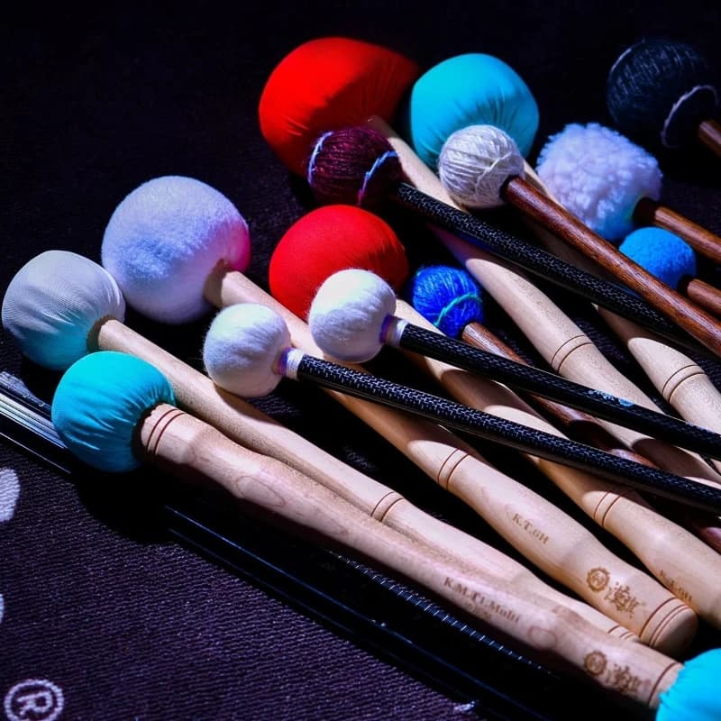 Professional Singing Bowl Hammer Meditation Therapy Wool Felt Stick Percussion Instruments Rod Sticks Crystal Bowl Accessories