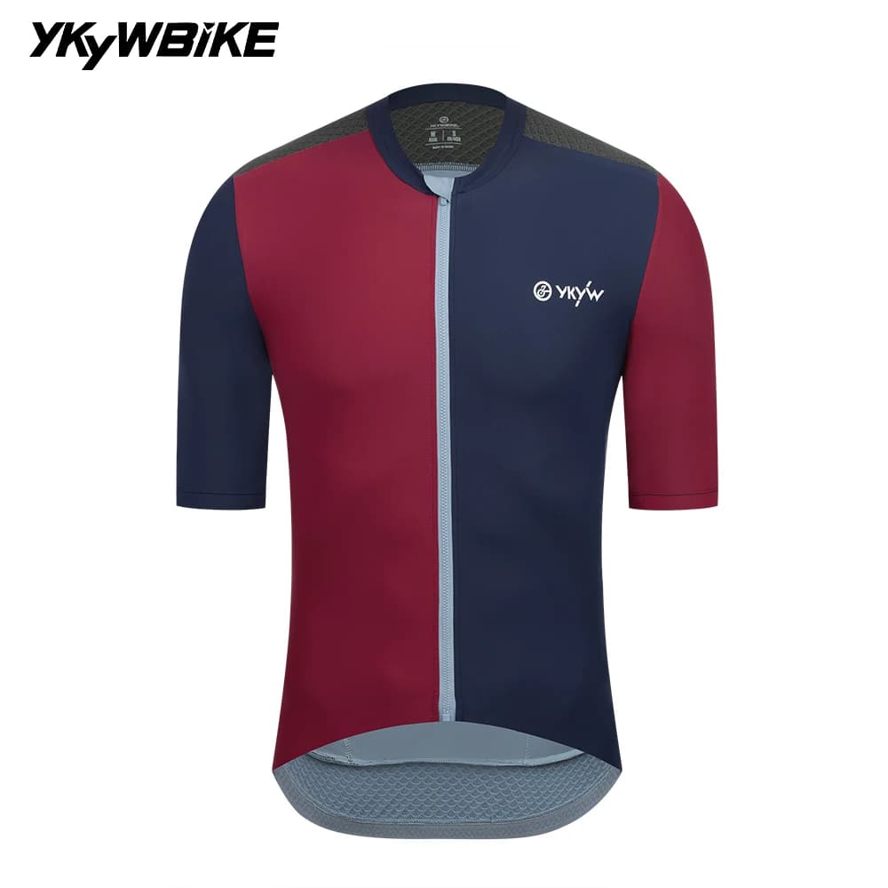 YKYWBIKE 60% di Sconto Maglia da Ciclismo per Uomo Manica Corta Traspirante per MTB e Bici da Strada Abbigliamento Sportivo Outdoor