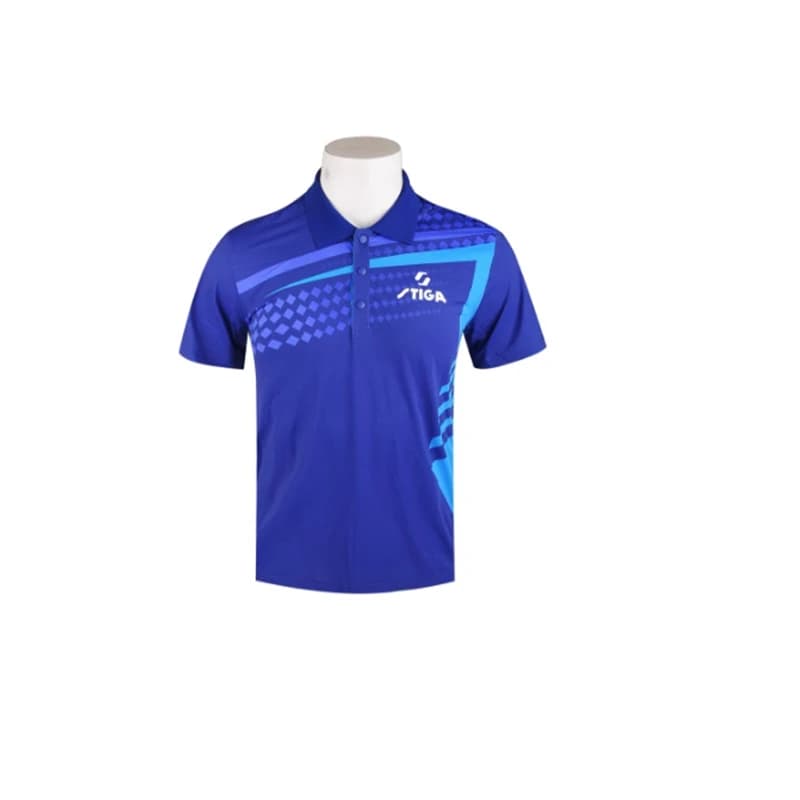 Stiga sports polo t-shirt ping pong racket new style competition service for ping pong racket game