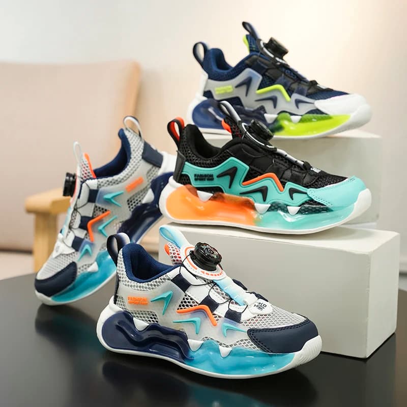 Scarpe Sportive alla Moda per Bambini, Sneakers Leggere da Corsa e Tempo Libero per Ragazzi, Scarpe da Tennis Casual per Bambini