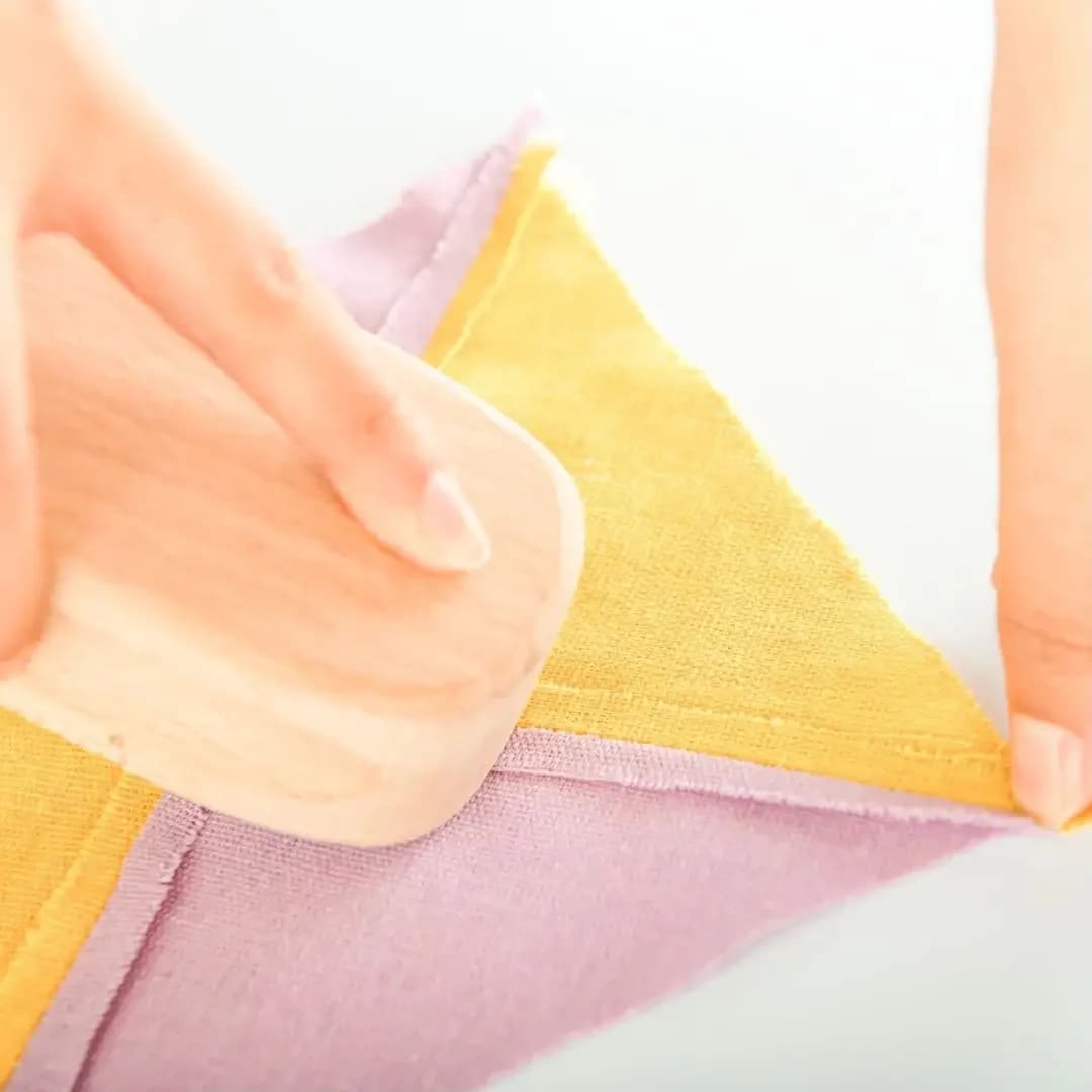Piastra di pressatura per patchwork, Telo da stiro, Cuscino da stiro per cucito, Strumenti per la pressatura, Blocchi di legno per il calchiatura