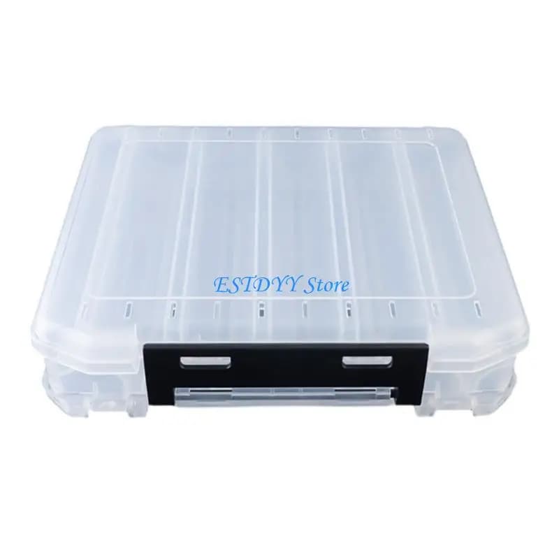 G6DE Waterproof Double Side Fishing Tackle Box Fishing Hook Storage Organizers