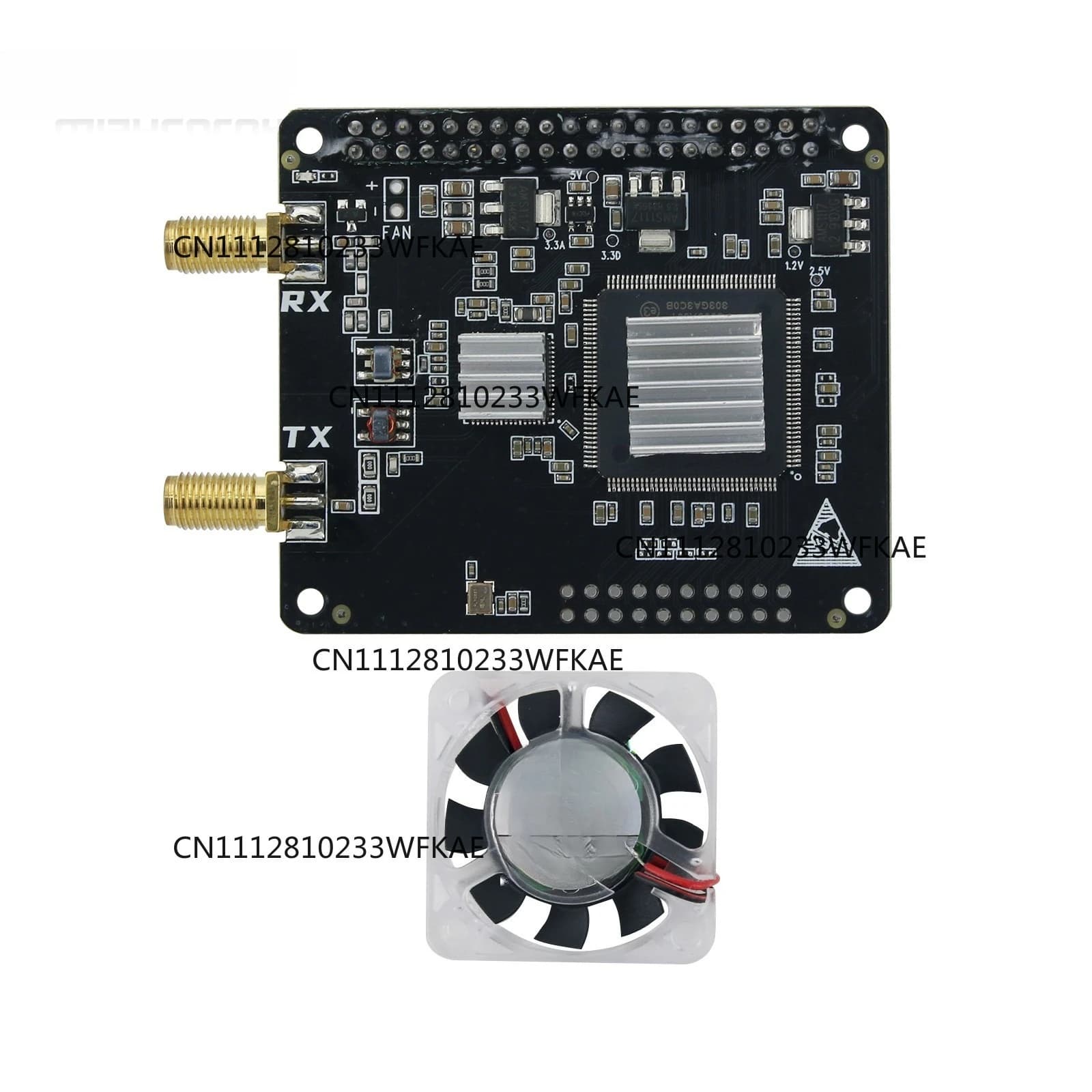 For HAMGEEK Radioberry V2.0 SDR Radio Card AD9866 + 10CL016 Software Defined Radio Module DIY for Raspberry Pi 4B