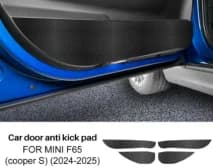 For MINI F65 2024-2025 Car Door Anti-Kick Protective Pad Protector Mats Cover Sticker Auto Interior Accessories
