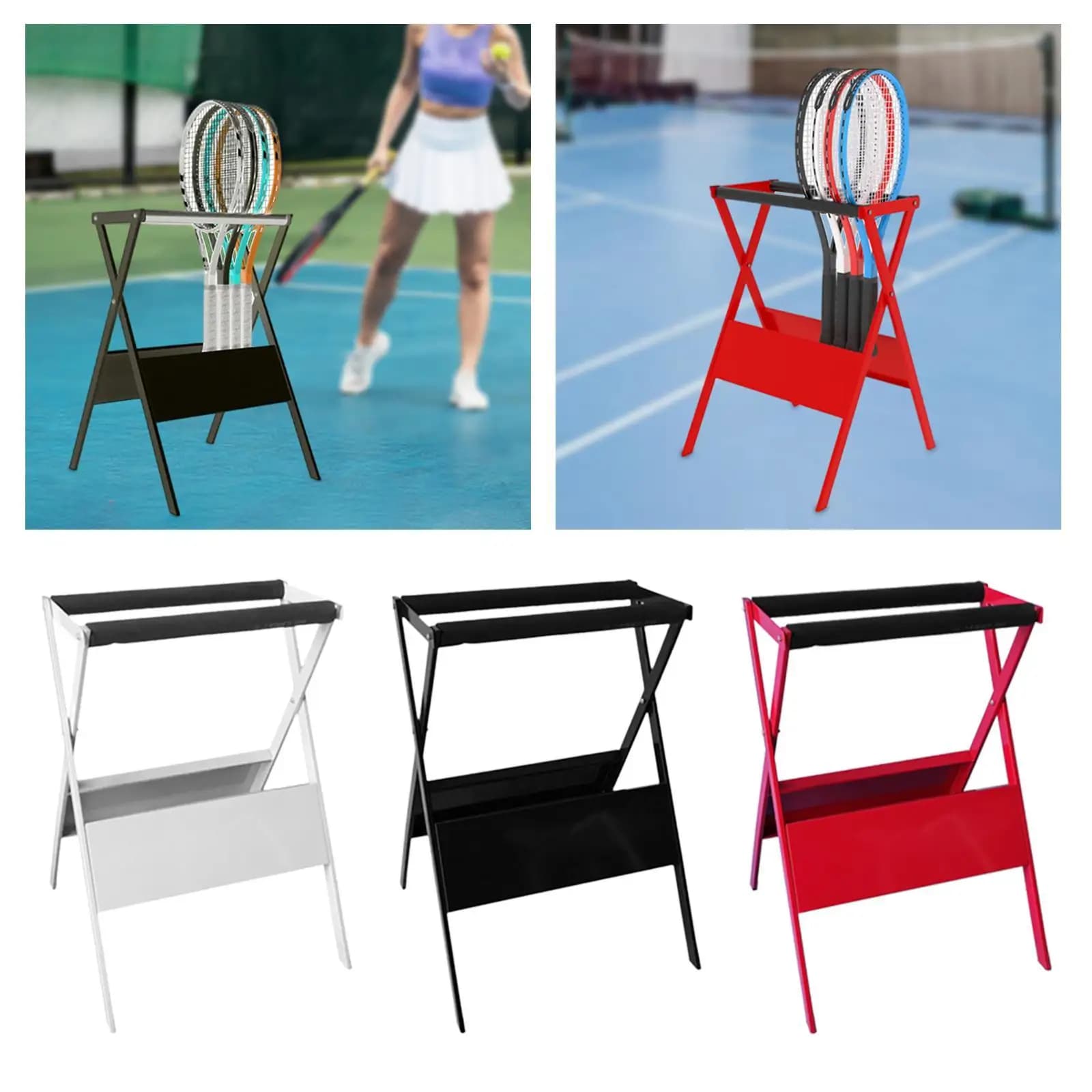 Badminton Racket Door, Sports Equipment Organizer, Multifunctional Tennis Racket Support