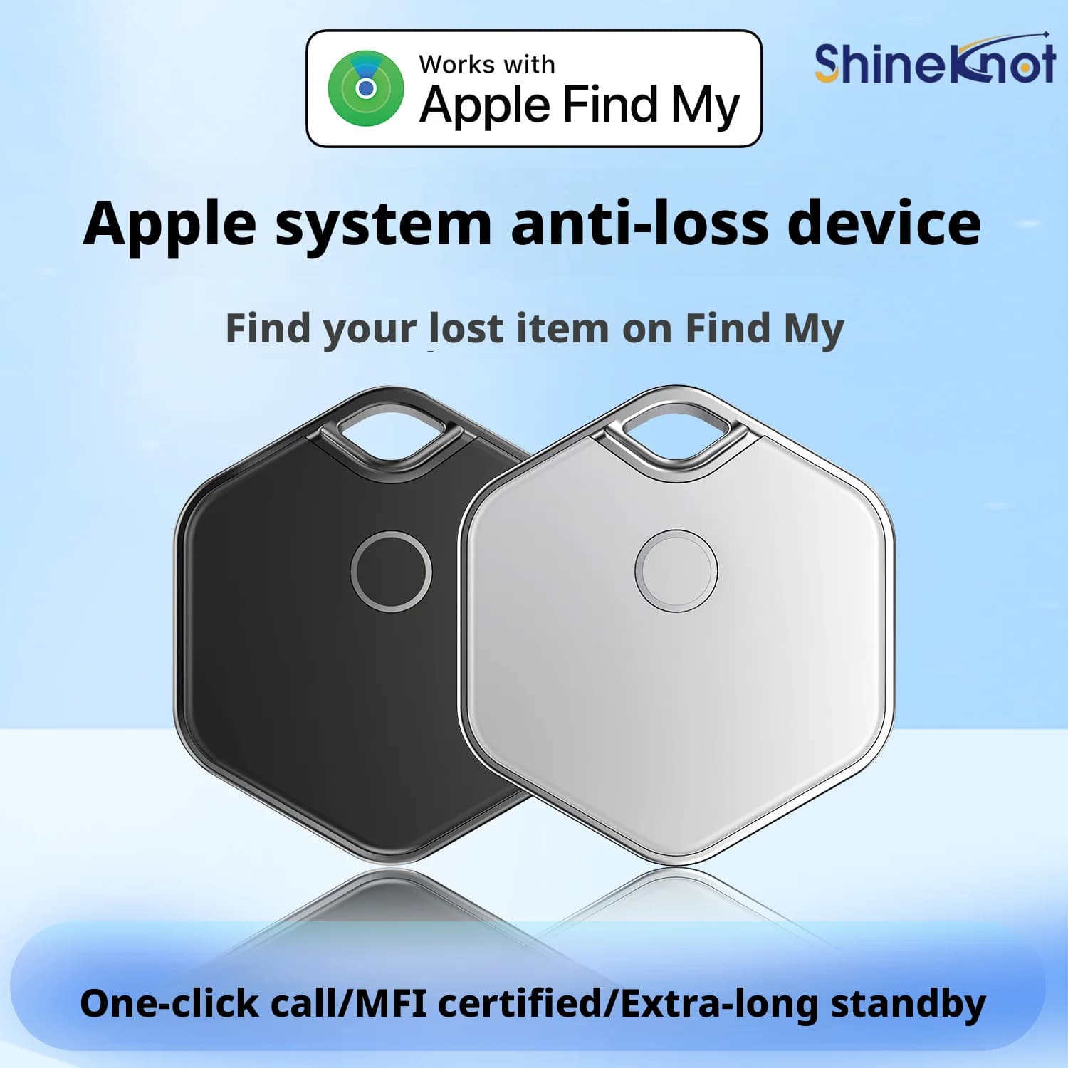 SHINEKNOT Uwb Locator Android Version Item Key Wallet Anti Loss Device For The Elderly Children Pets Mini Small Locator