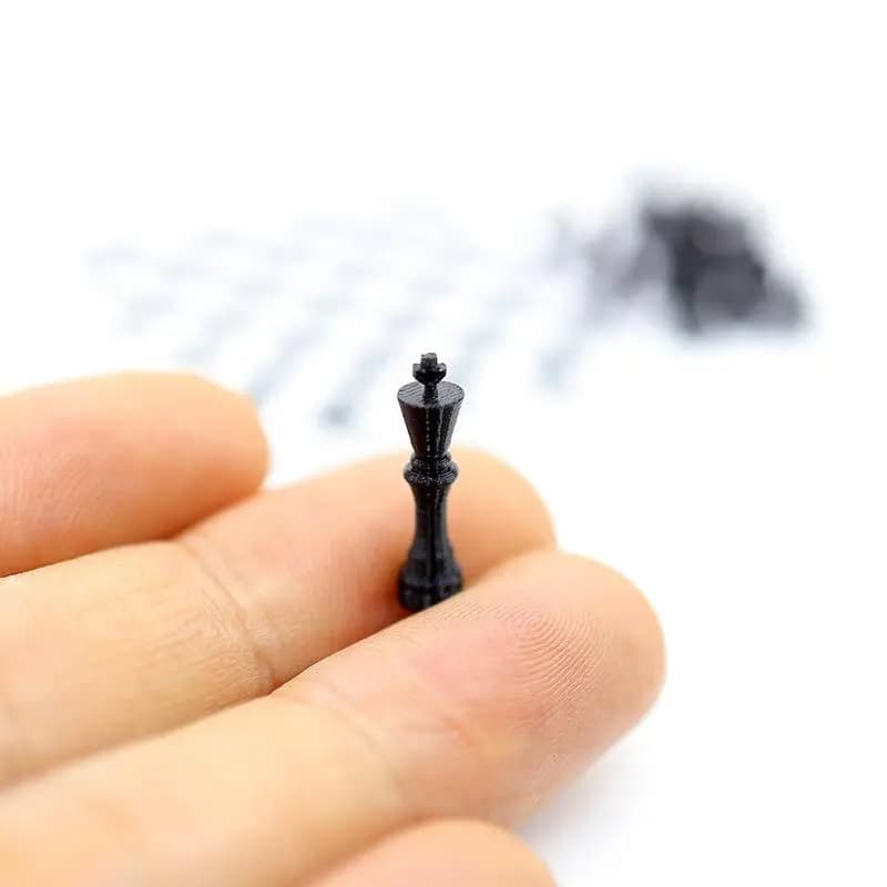 1:12 Miniature International Chess Set – Simulation Chessboard Model, Life Scene Decoration for Kids