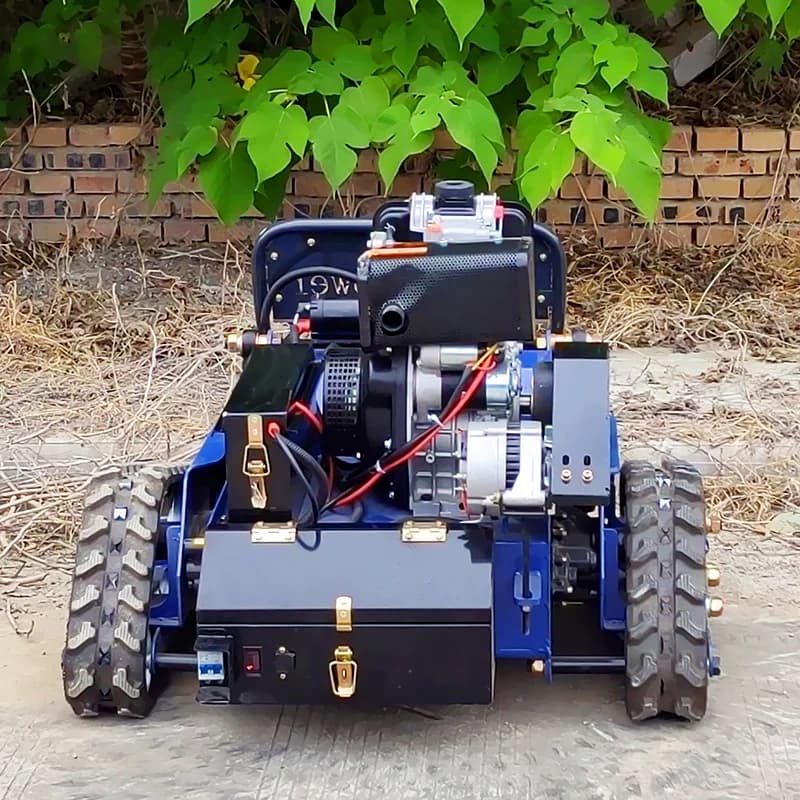 Tagliaerba robot telecomandato personalizzato da 1000 mm Tagliaerba autofilettante sequenziale e a raggio zero per una efficiente cura del prato
