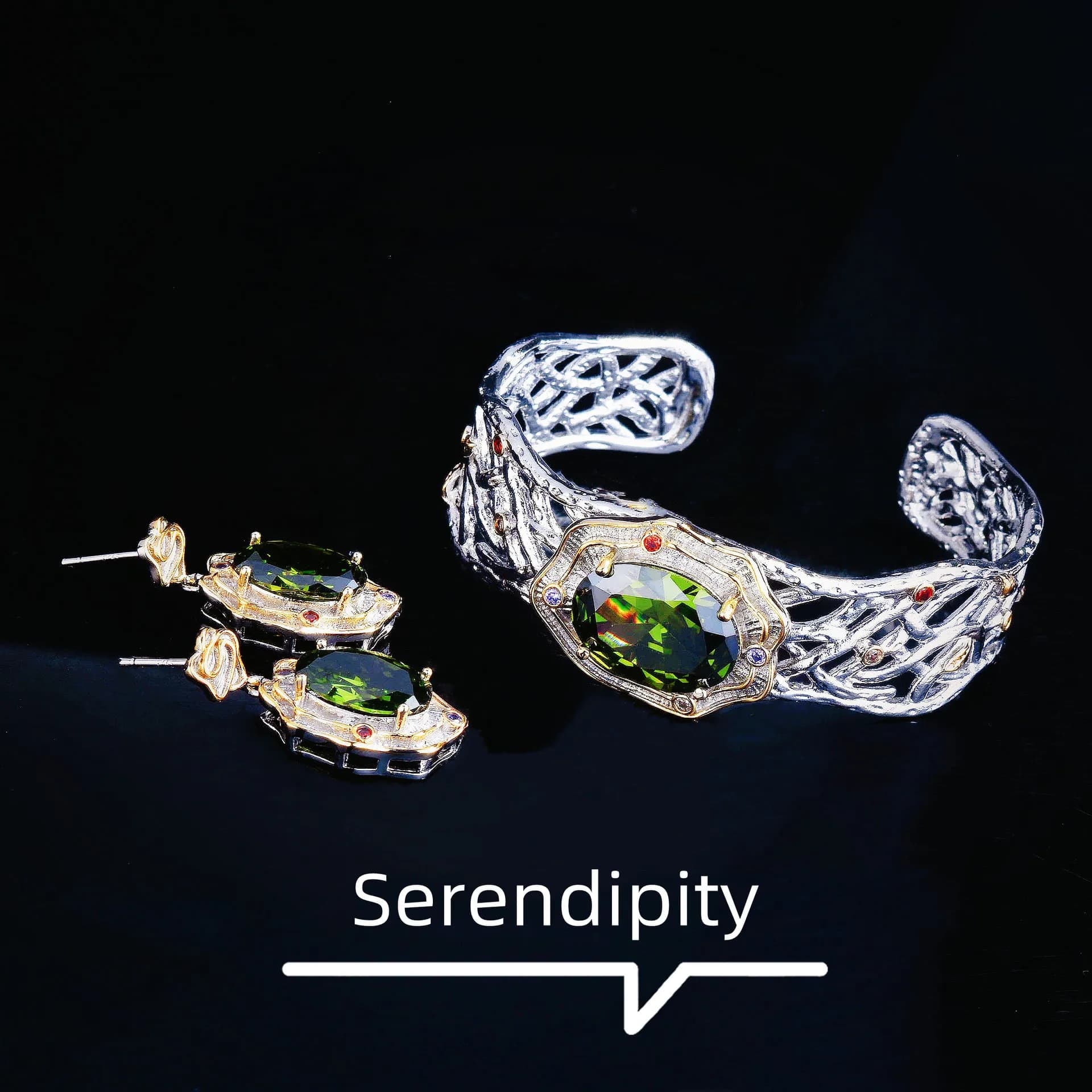 S925 Sterling Silver Jewelry Set for Women High End Temperament Retro Style Including Necklace Ring Stud Earrings and Bracelet