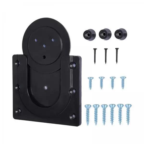 Supporto da parete per freccette, kit di montaggio in plastica con accessori per il fissaggio del tabellone dei punti dei freccette.