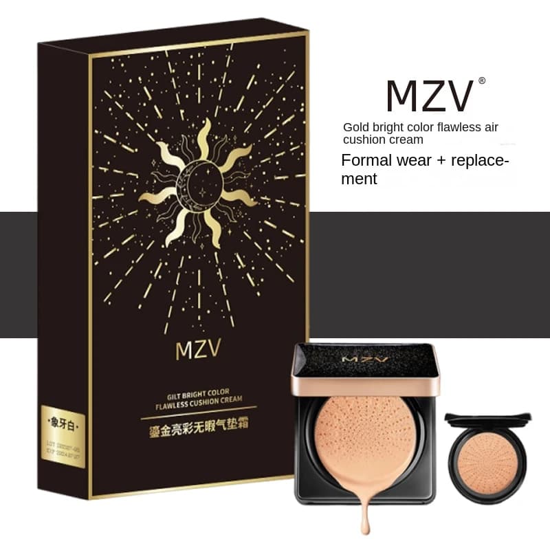 30g MZV Air Cushion Cream waterproof foundation with Full Cover Oil Control Face Base Makeup Soft Baneou Concealer