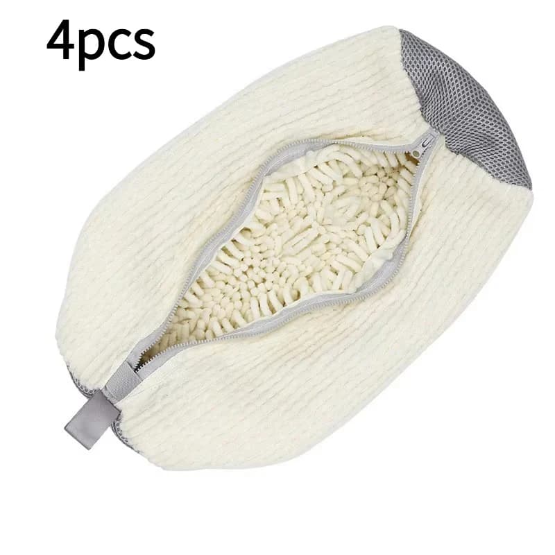 Sacchetto per Lavaggio Scarpe con Spazzola, Resistente, per Sneakers e Tutti i Tipi di Scarpe, Protezione per Lavatrice
