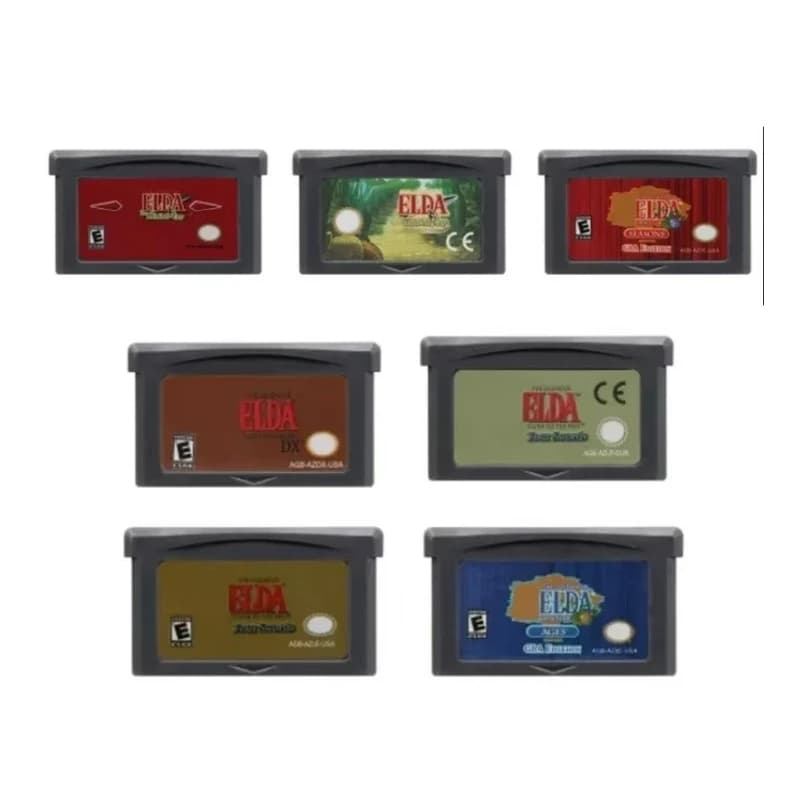 Cartuccia per Console di Videogiochi a 32 Bit, Scheda di Gioco GBA, Zelda: The Minish Cap Awakening DX Oracle of Ages Seasons Swords USA/EUR