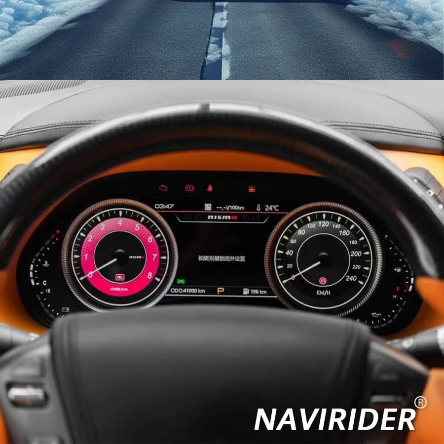 Speedometer Cluster Tool Update Smart Cluster CarPlay Connected For Nissan Patrol Infiniti QX56 QX80 Y62 2010- 2021