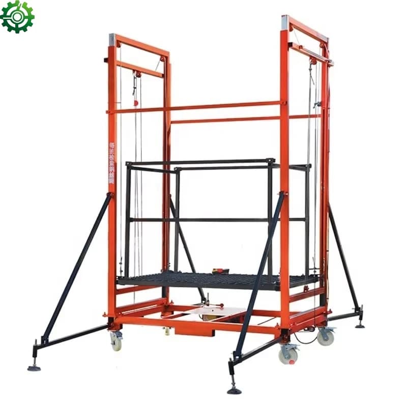 Piattaforma Elevatrice a Forbice Mini CE 4m 6m 8m 10m 12m 14m 16m 18m, Tavolo Elevatore Elettrico Compatto, Ponteggio Elettrico