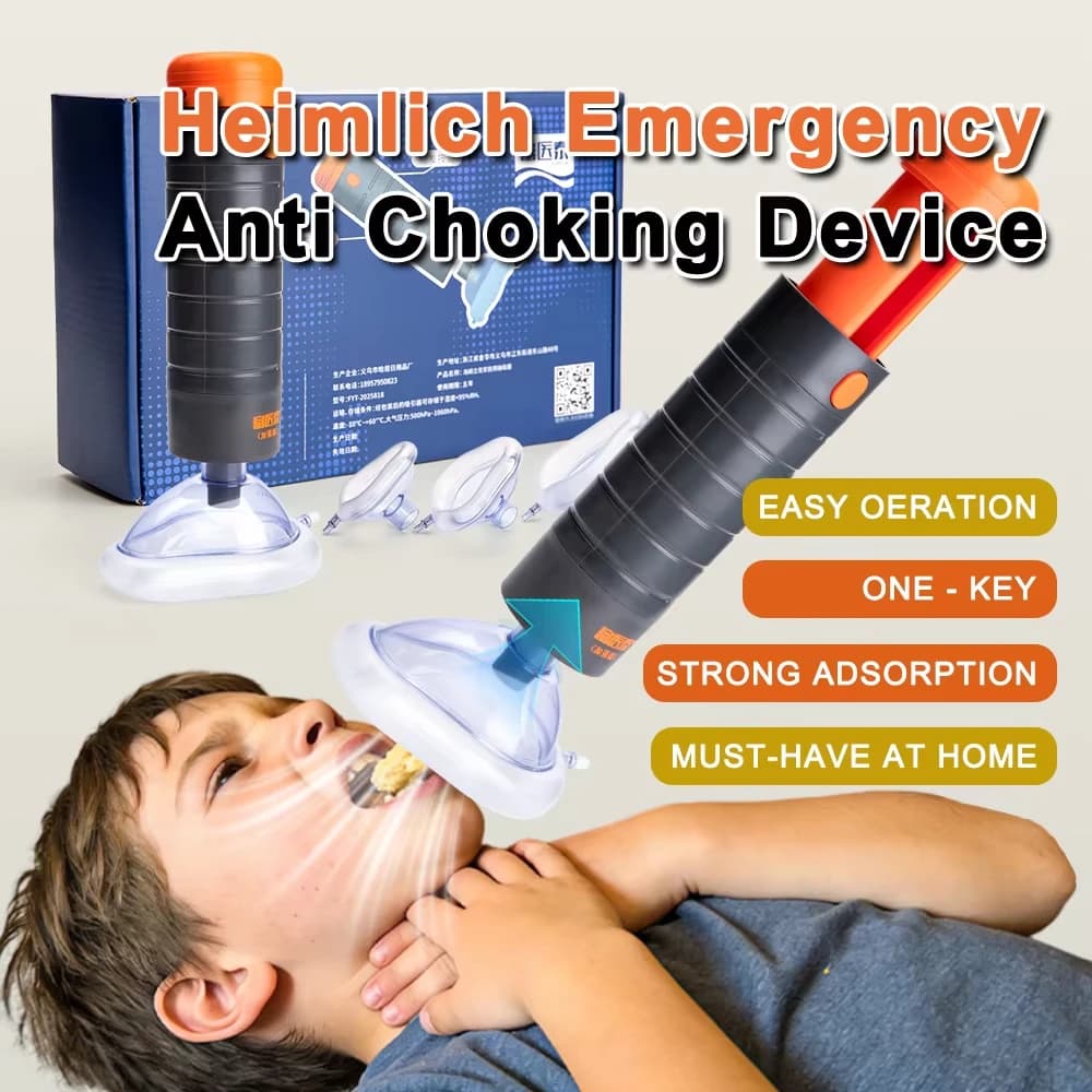 Automatic Choking Rescue Device Anti Choking Emergency Sucker Anti Asfixia Device First Aid Kit Portable Emergency Breathe Choke