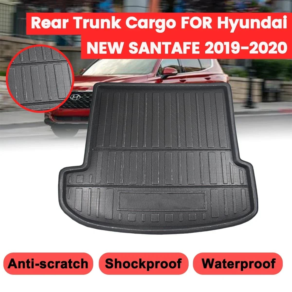 Auto Cargo Liner Per Toyota Per Corolla Berlina modelli 2019 Boot Vassoio Posteriore Tronco Copertura Matt Zerbino Pavimento Tappeto Kick Pad