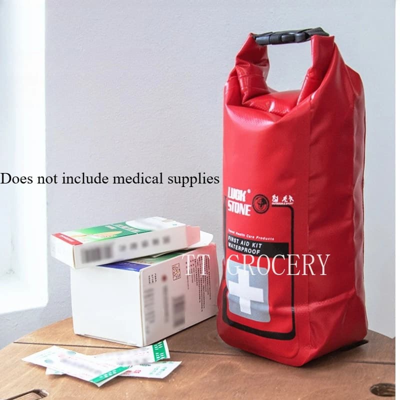 Borsa per kit di pronto soccorso impermeabile da 1,2/2/5 litri Custodia per kit di emergenza portatile solo per il trattamento medico di emergenza da viaggio in campeggio all'aperto