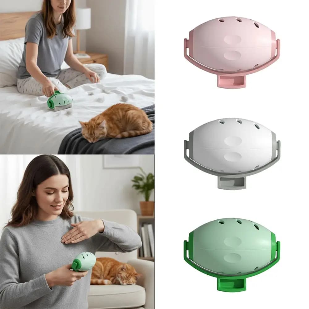 Vestiti lavabili Rullo appiccicoso per capelli Depilazione riutilizzabile Rullo portatile Eliminatore Spazzola Rimozione polvere Rullo lanugine manuale