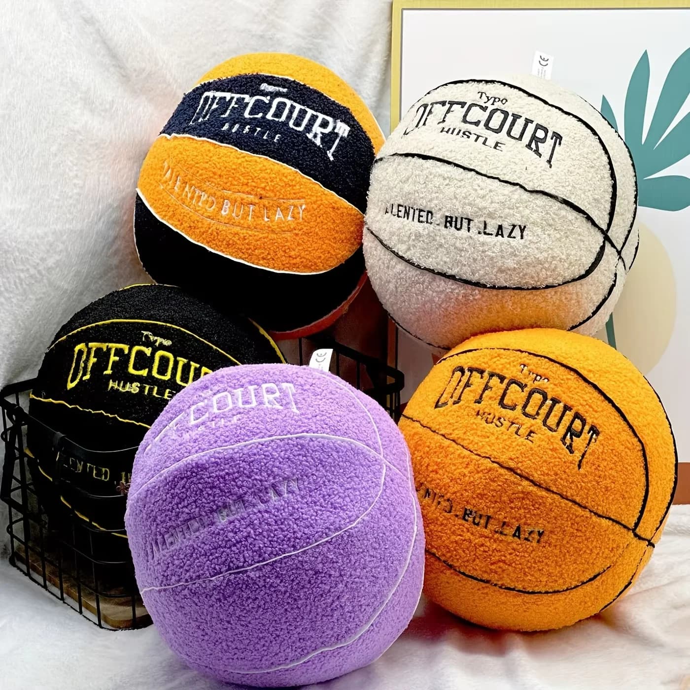 25 centimetri Offcourt Basket Cuscino Anime Peluche Per La Casa Farcito Palla di Peluche per i fan Giocattolo Squisito Bambini Regali Di Compleanno Ragazzi