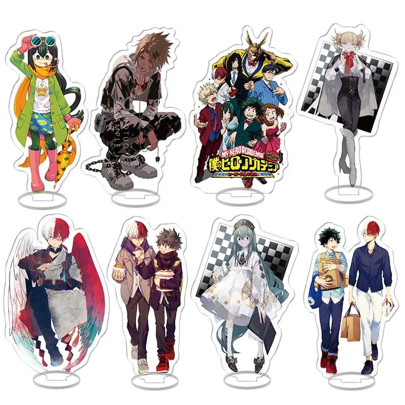 My Hero Academia‌ MHA Standee Anime Stand Model Plate Decoration Desk Figure Display Fan Couple Gift Cartoon Prime New Ornament