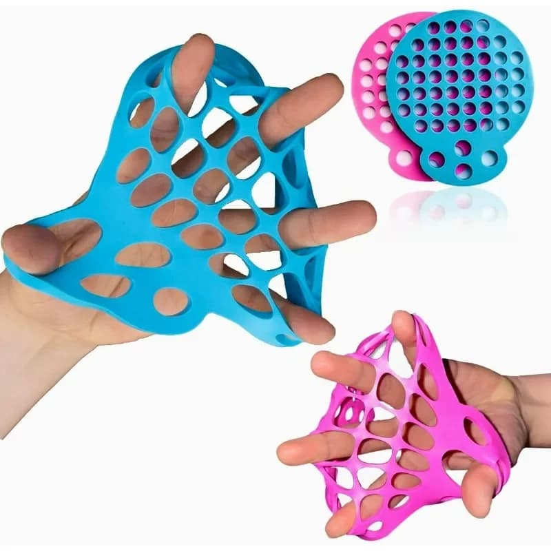 Exercise for the hands with different levels of resistance, finger stretcher and grip reinforcement for the strength training of the hands, neck massager, back massager, massage gun, anti-cellulite massage device, neck massager.