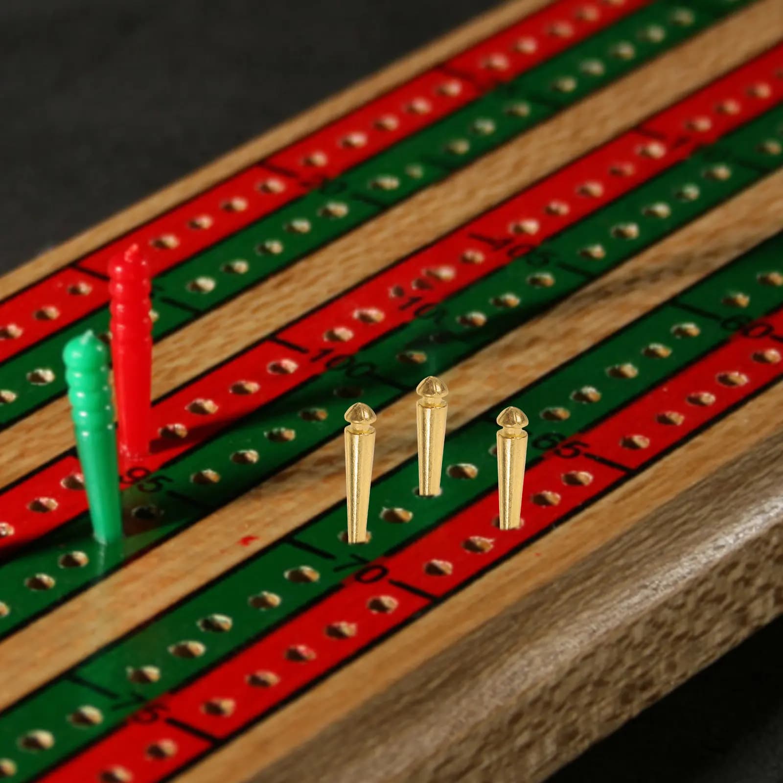 100pcs Metal Cribbage Cribbage Board Pegs Replacement Cards Scoring Nails Portable Durable Sturdy Game Accessories Indoor Score