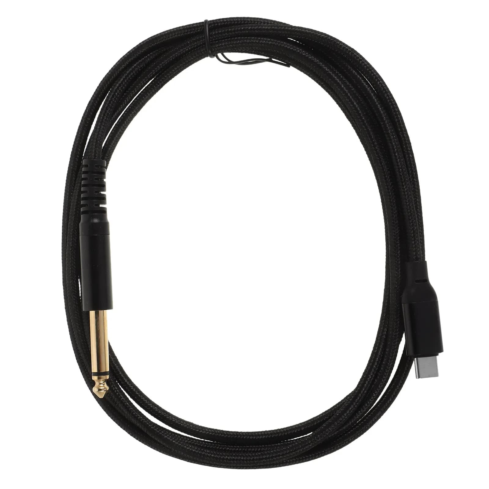 Cavo di Registrazione per Chitarra da 6,35mm a USB Type-C, Trasferimento Audio Stabile per Strumenti Elettrici e Bassi, Cavo Audio Compatto per Studio