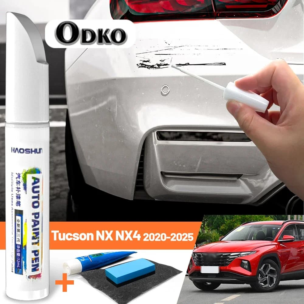 Car Paint Pen Paint Care Scratch Repair Wax Painting Scratch Remover For Hyundai Tucson NX MK4 2020-2025 2021 2022 2023 2024