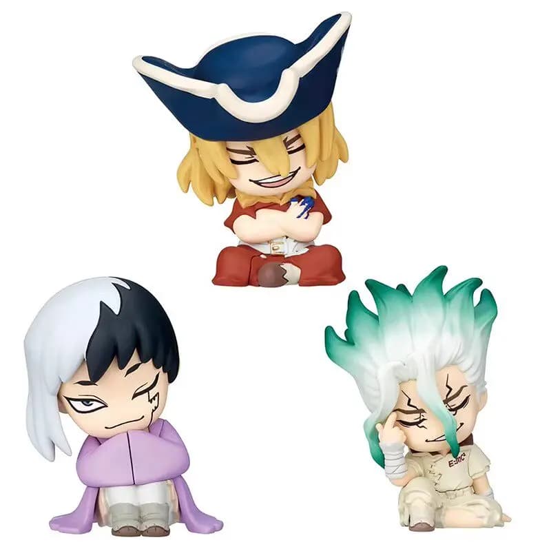 Disponibile - Dr. Stone Gashapon Toys: Serie Spalla a Spalla - Bambola Ishigami Senkuu, Decorazione da Scrivania, Simpatico Modellino, Regalo
