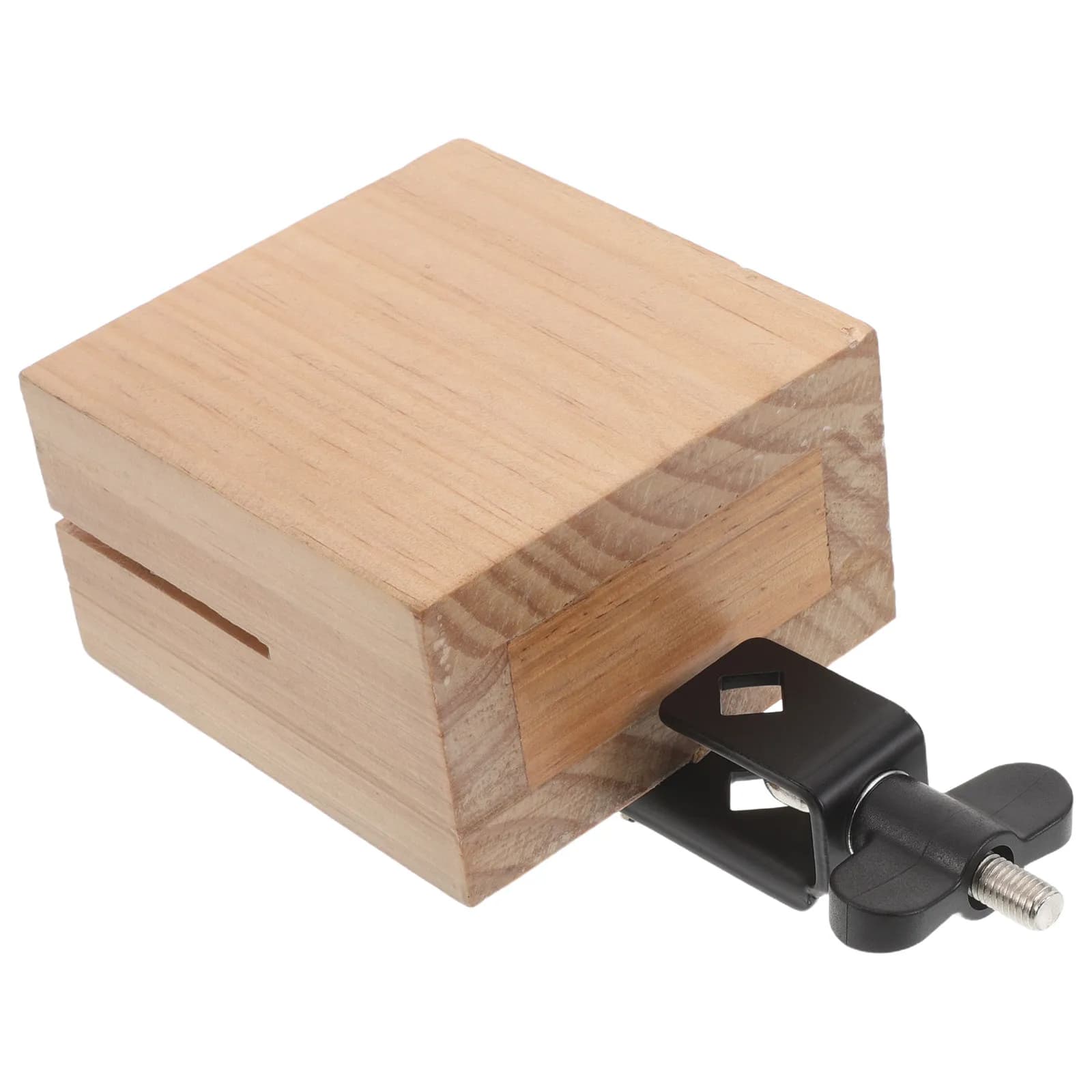 Campanaccio in Legno Fatto a Mano, Mini Campana in Legno Massello per Batteria, Pratica di Band, Festival, Strumenti a Percussione