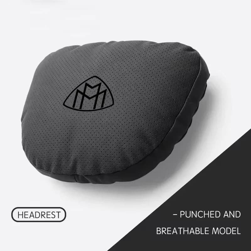 Per Mercedes Maybach Accessori per auto Sedile regolabile in pelle scamosciata Poggiatesta Cuscino per il collo Cuscino morbido e confortevole Supporto lombare di fascia alta