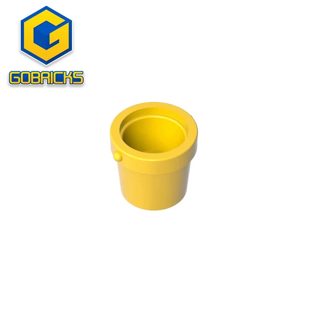 Gobricks GDS-M245 secchio 1x1x1 compatibile con lego 95343 assembla blocchi giocattoli per bambini