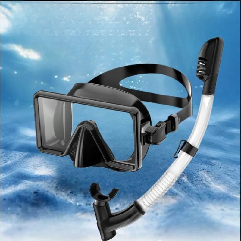 Dry Snorkeling Set for Adults Diving Equipment Snorkeling Mask for Silicone Underwater Diving with Breathing Tube